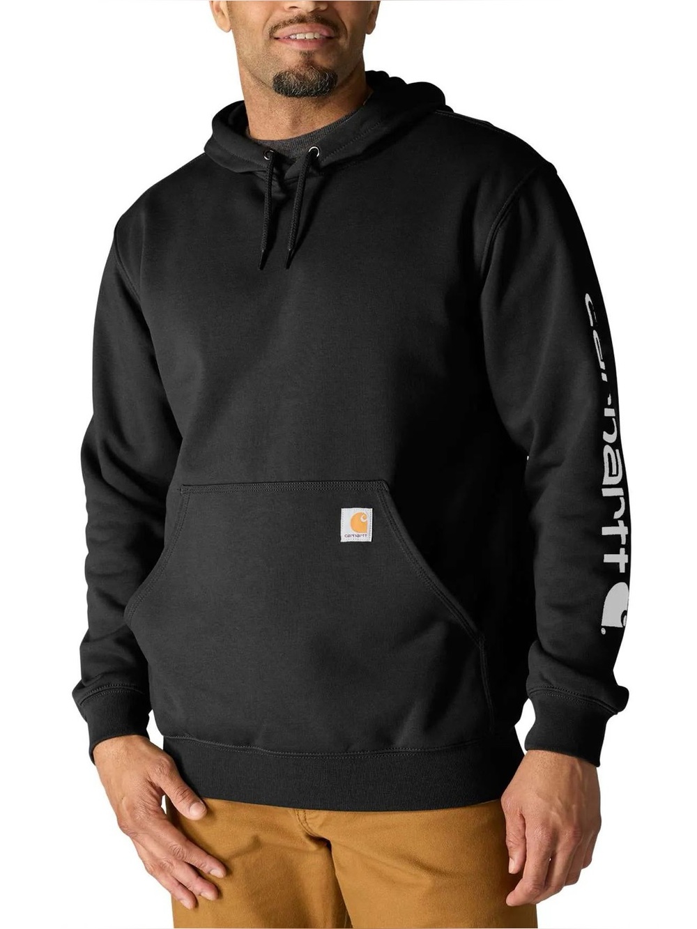 Carhartt vintage 2XL Men’s Black Logo Sleeve Hoodie